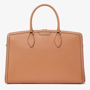 New Kate Spade Hudson Commuter Laptop Bag Bungalow Brown